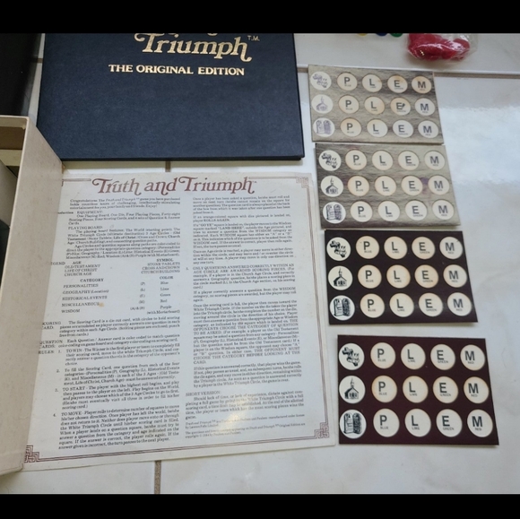 Truth And Triumph The Original Edition Board Game Vintage 1984 - Picture 2 of 6